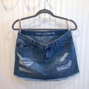 Vanilla Star (TJ Maxx find) Mini Jean Skirt